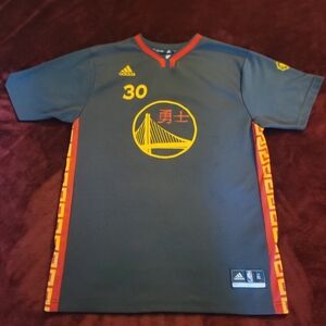 Golden State Warriors Adidas Stephen Curry Chinese Jersey. Size XL Mens.